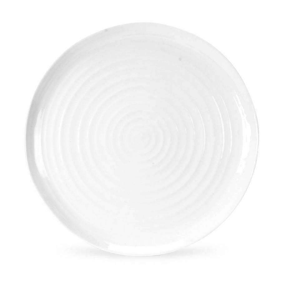Portmeirion Sophie Conran White Round Platter 12"