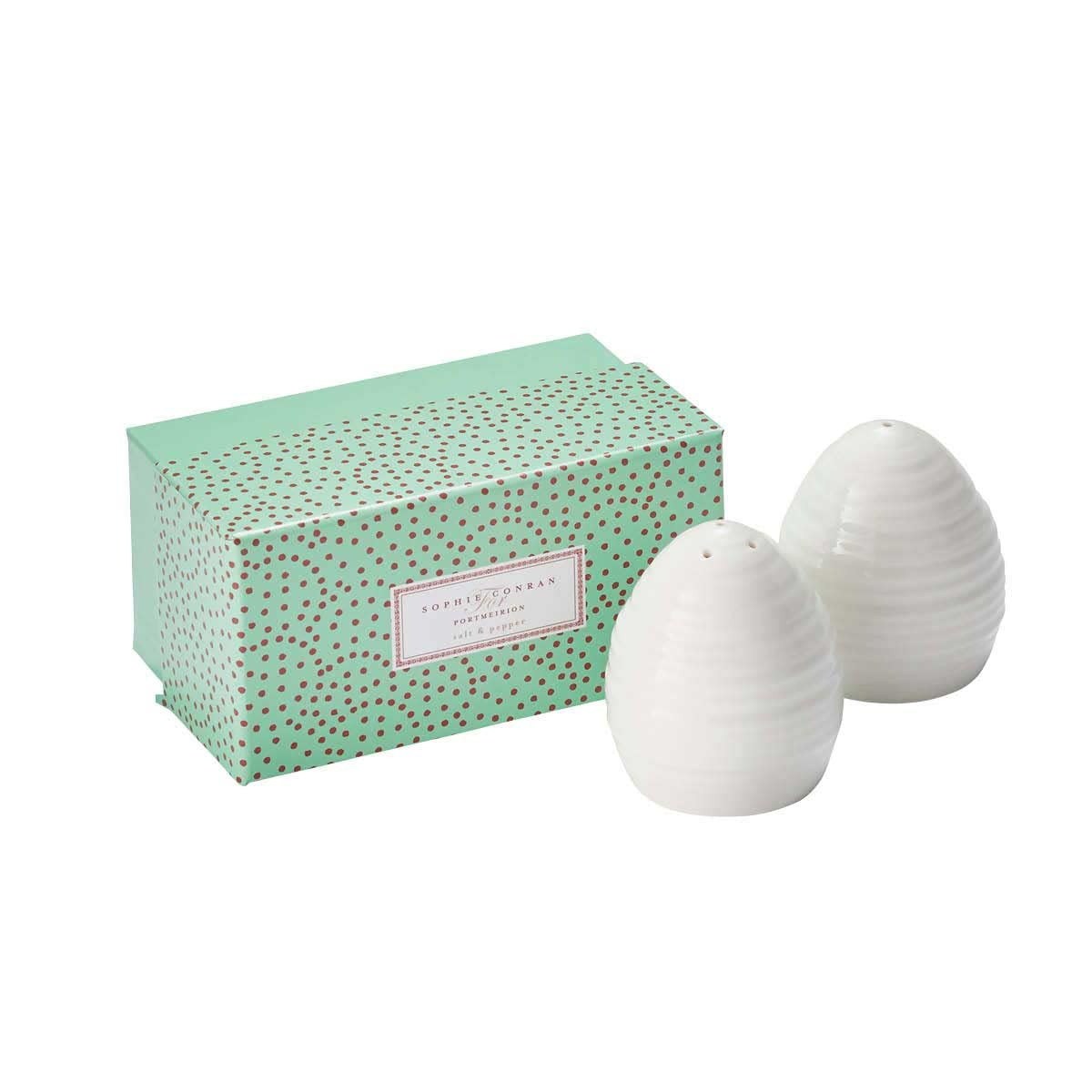 Portmeirion Sophie Conran White Salt & Pepper