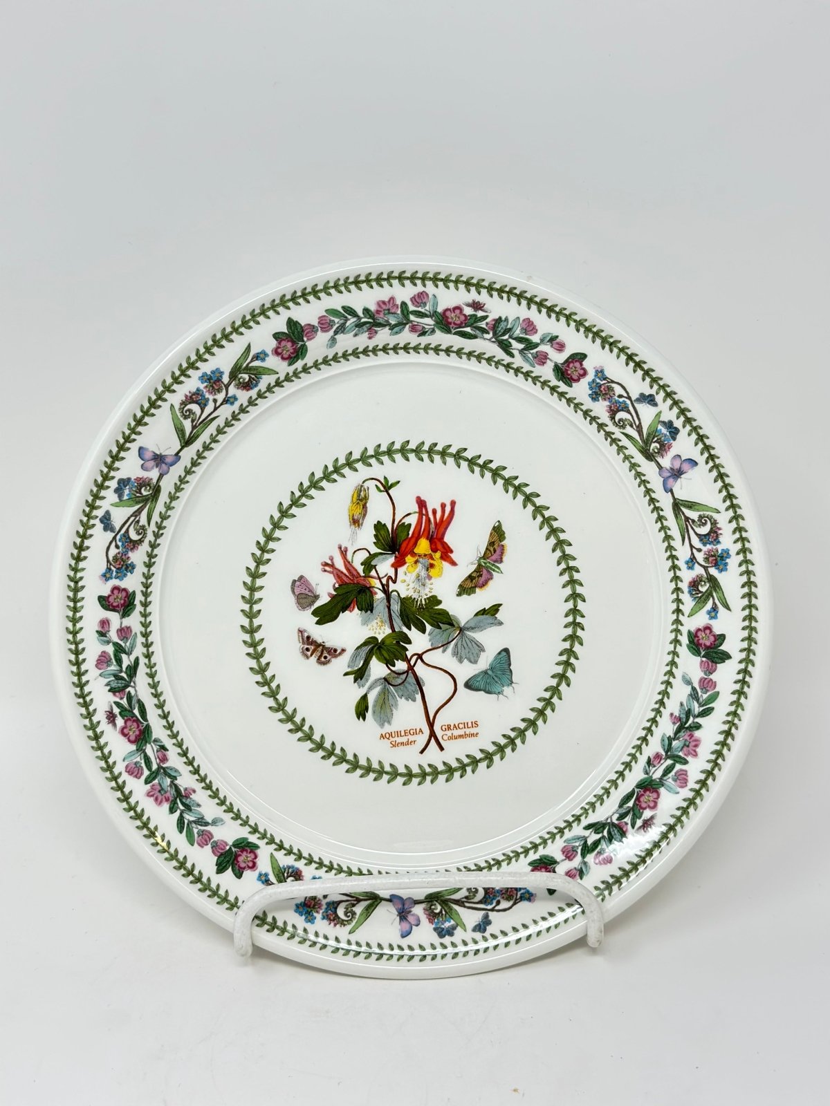 Portmeirion Variations Aquilegia Gracilis (Slender Columbine) Plate