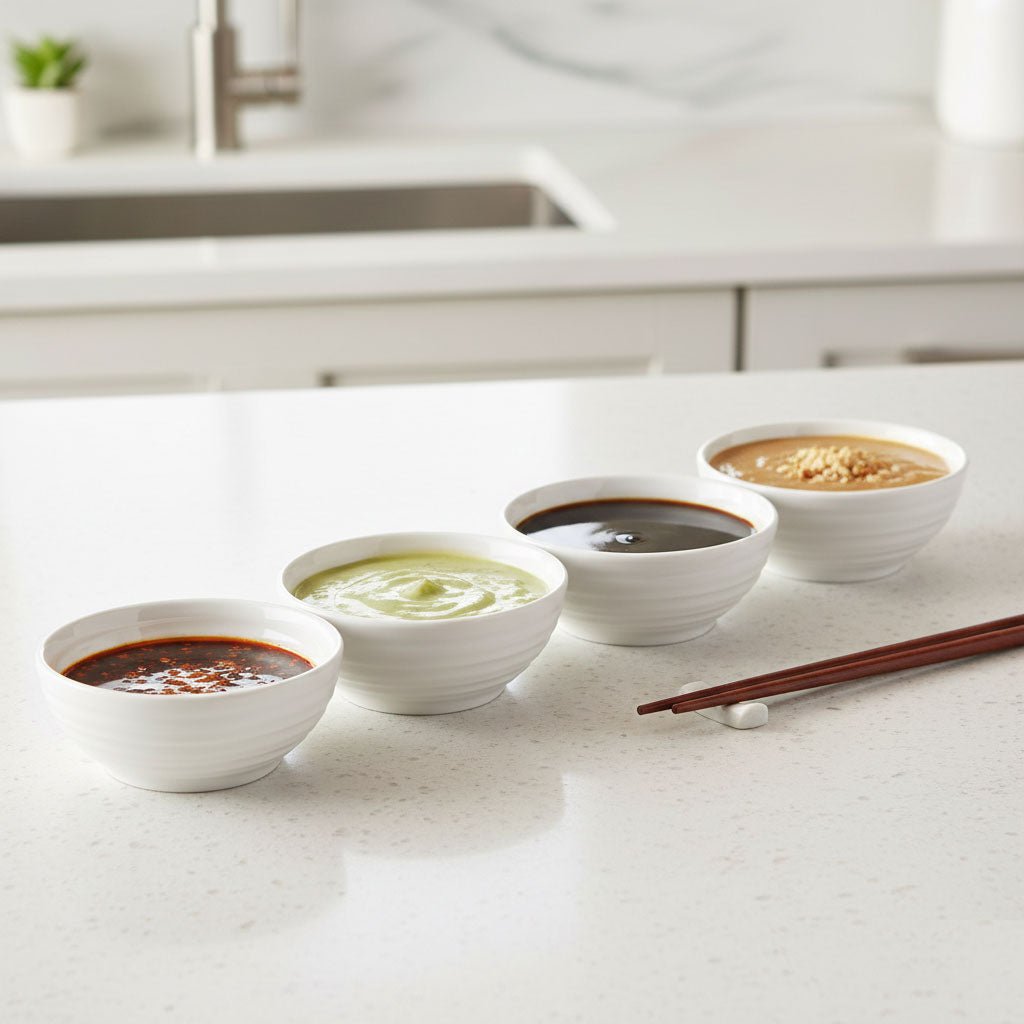 Sophie Conran White 3.25" Low Bowl - Set of 4