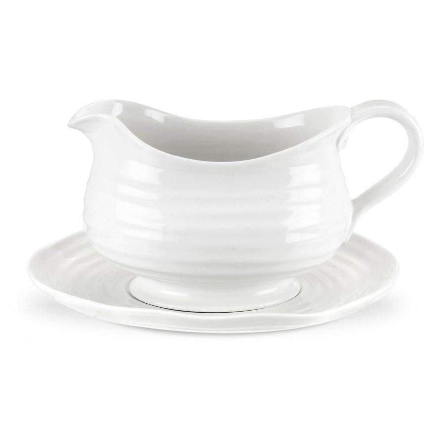 Portmeirion Sophie Conran White Gravy Boat