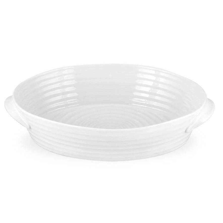 Portmeirion Sophie Conran White Large Handled Oval Roasting Dish