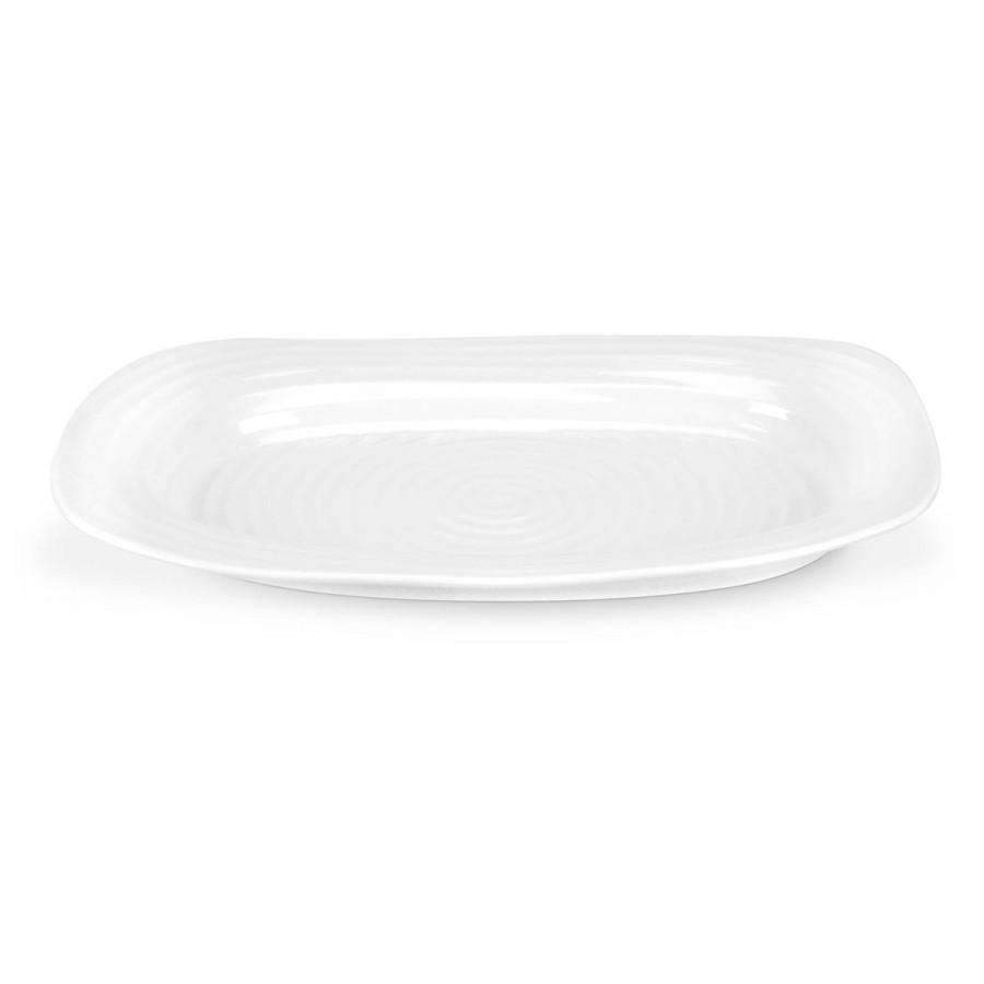 Portmeirion Sophie Conran White Sandwich Tray 13.5x9"