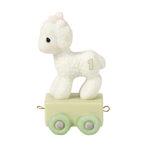 Precious Moments Birthday Train Happy Birthday Little Lamb - 1 Year Old