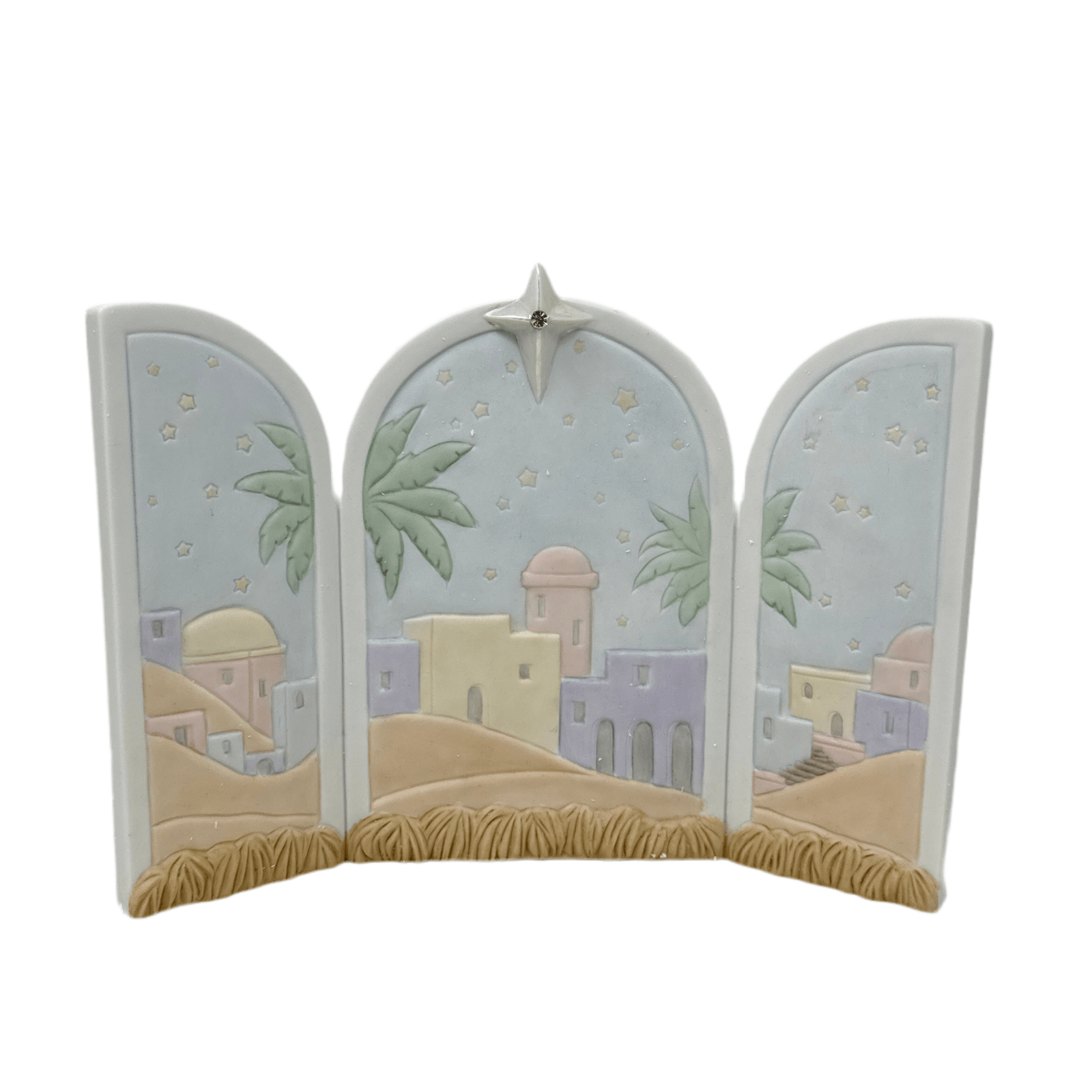 Precious Moments Nativity Backdrop For Standard And Mini Figures