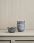 Set of 4 Noodle Bowls / Storm