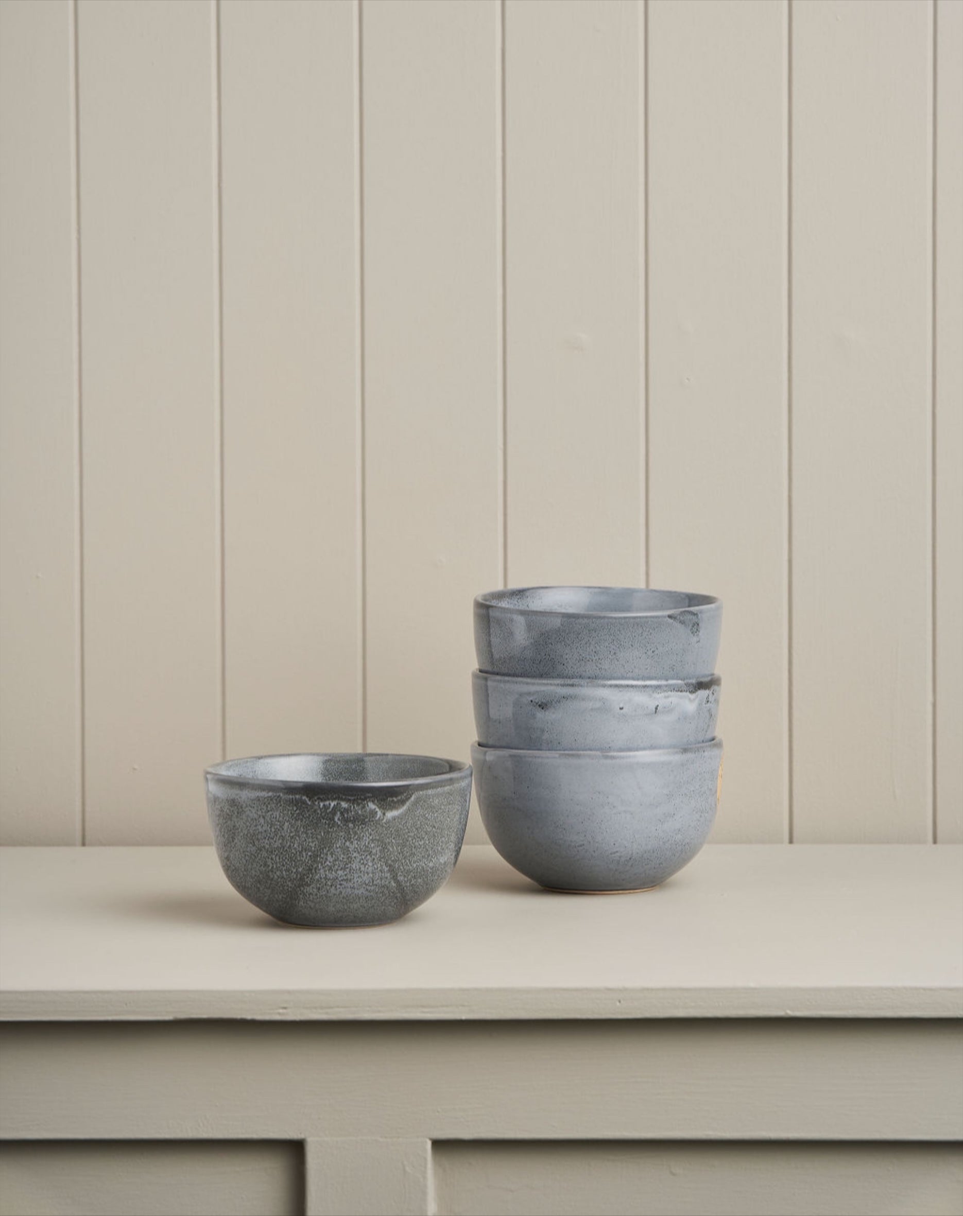 Set of 4 Noodle Bowls / Storm