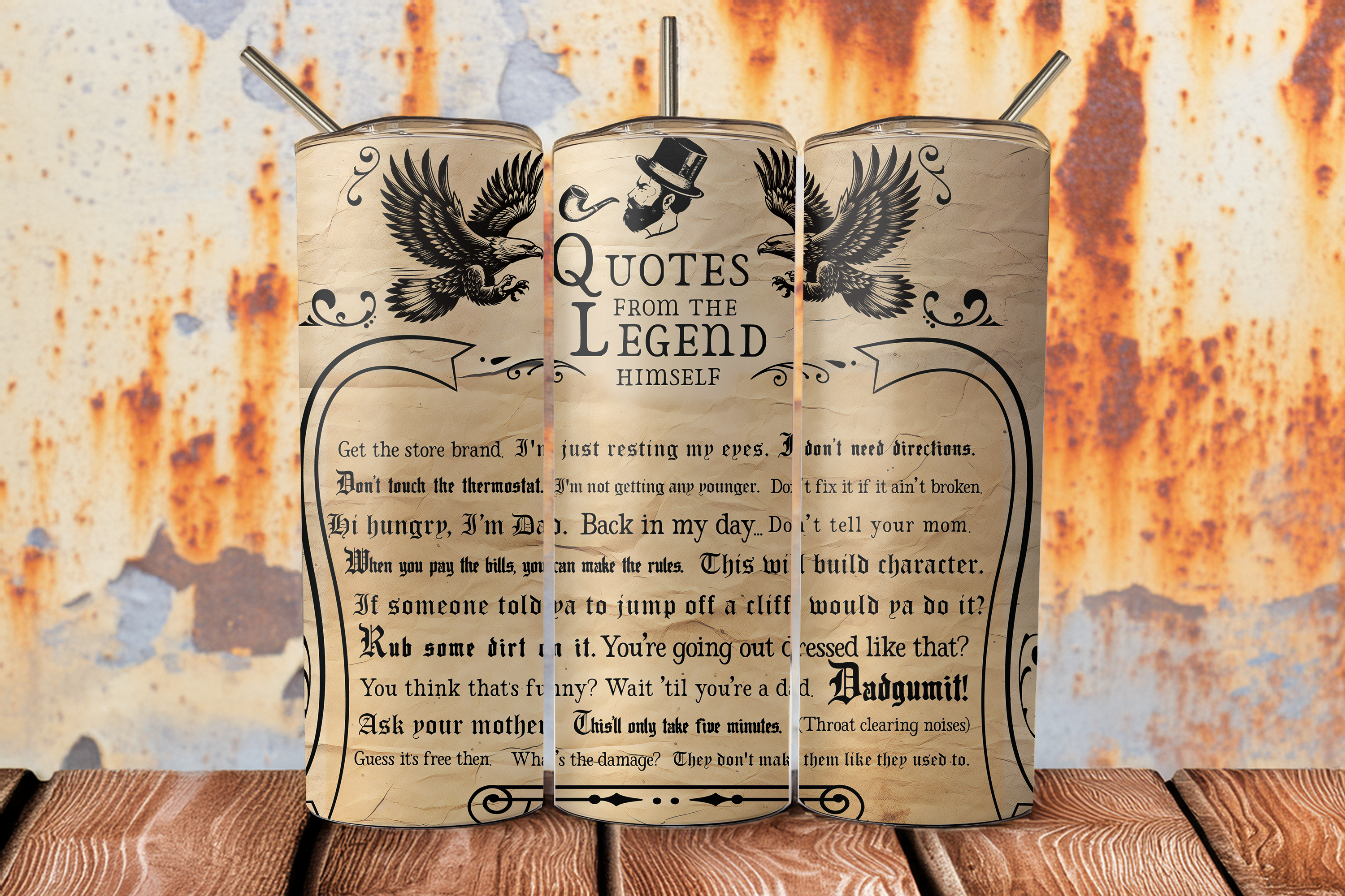 Digital Sublimation Designs - Father's Day 2025 Tumbler Wraps