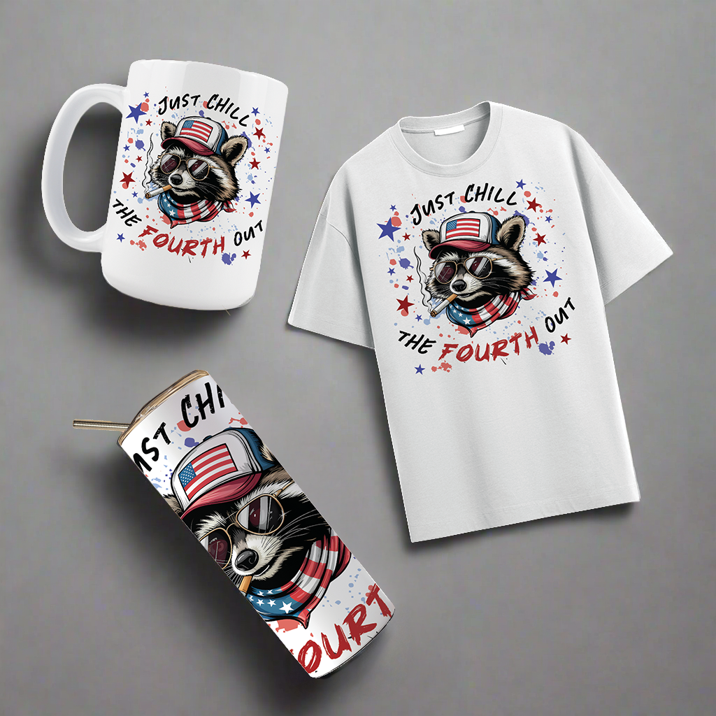 Multi Product Use - Digital Sublimation Designs - Fourth of July