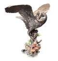 Richard Cooper Bronze Birds Collection Barn Owl with Ivy Figurine