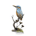 Richard Cooper Bronze Birds Collection Kingfisher & Meadow Marsh Figurine