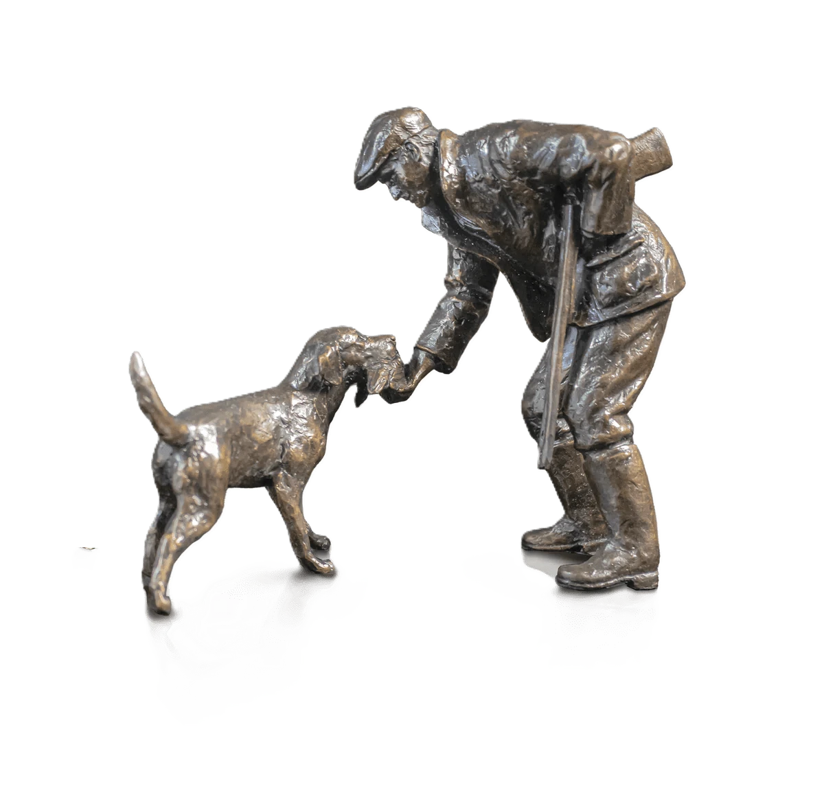 Richard Cooper Bronze Country Pursuits Collection Safe Retrieve Figurine