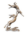 Richard Cooper Bronze Hares Collection Small Hares Boxing