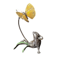 Richard Cooper Bronze Mice Collection Mouse & Butterfly Figurine
