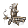 Richard Cooper Bronze Mice Collection Mouse with Pea Pod