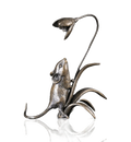 Richard Cooper Bronze Mice Collection Mouse with Snowdrops Figurine