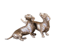 Richard Cooper Limited Edition Bronze Dachshund Pair Figurine