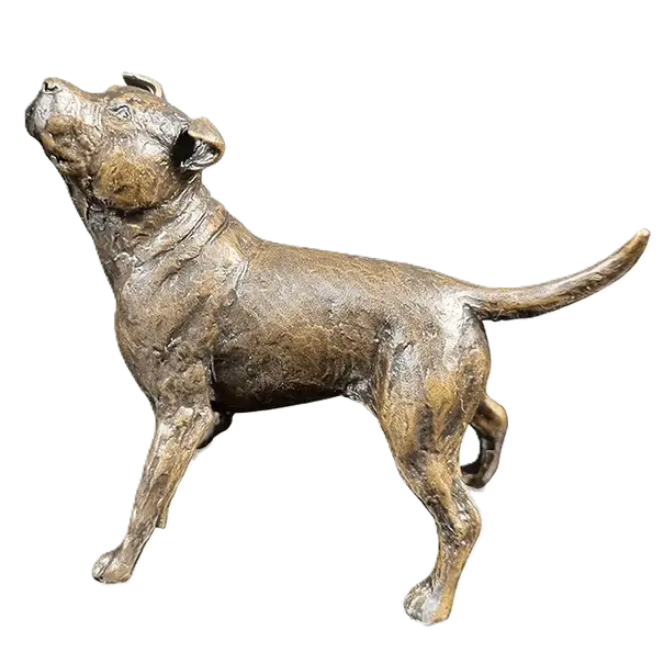 Richard Cooper Limited Edition Bronze Staffordshire Bull Terrier Figurine