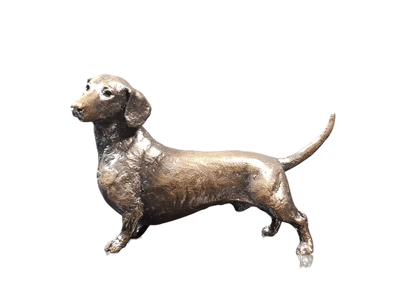 Richard Cooper Limited Edition Bronze Standing Dachshund Figurine