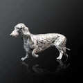 Richard Cooper Nickel Studio Collection Dachshund Figurine