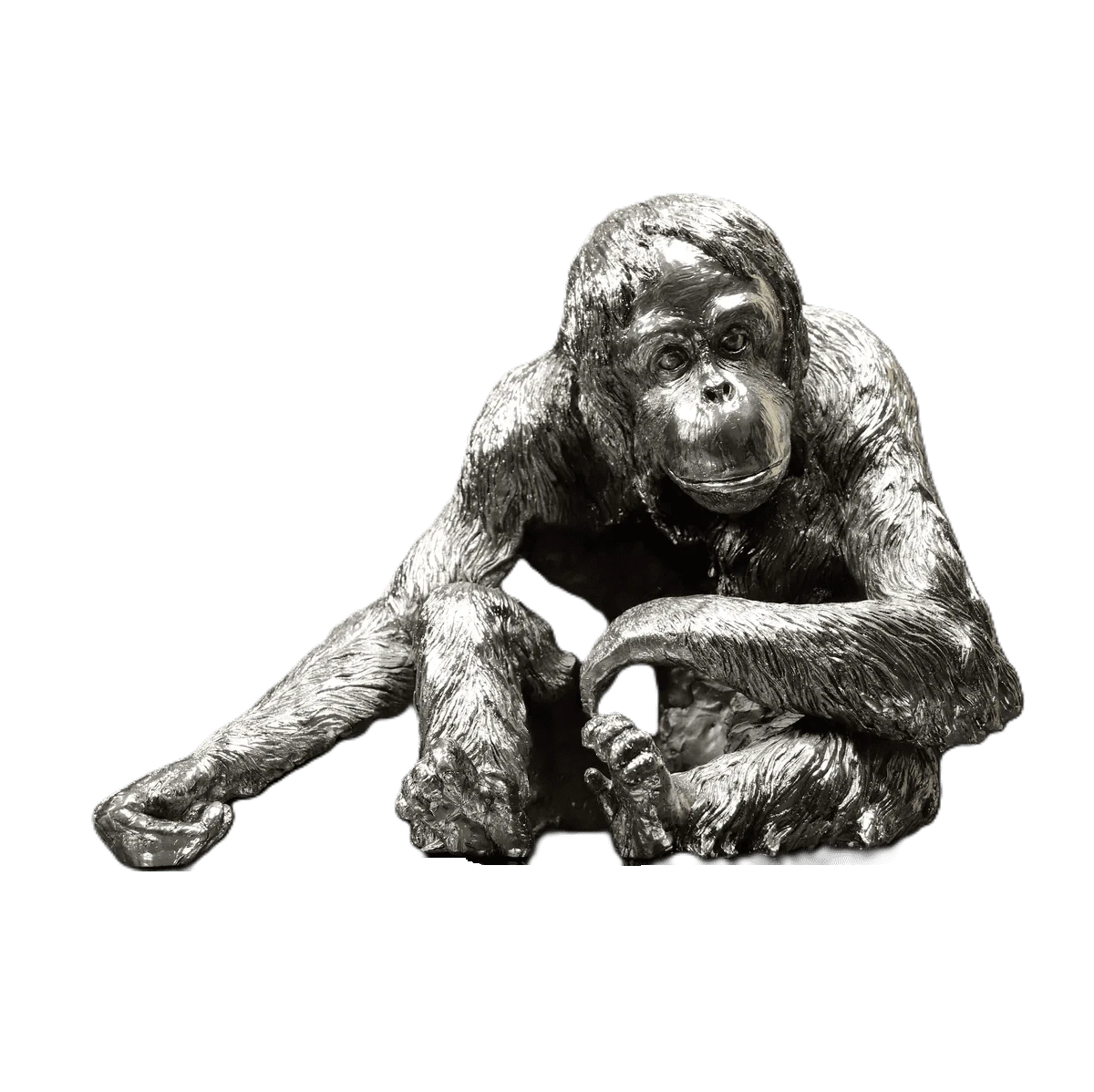Richard Cooper Nickel Studio Collection Orangutan Figurine