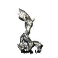 Richard Cooper Nickel Studio Collection Pony & Foal Figurine