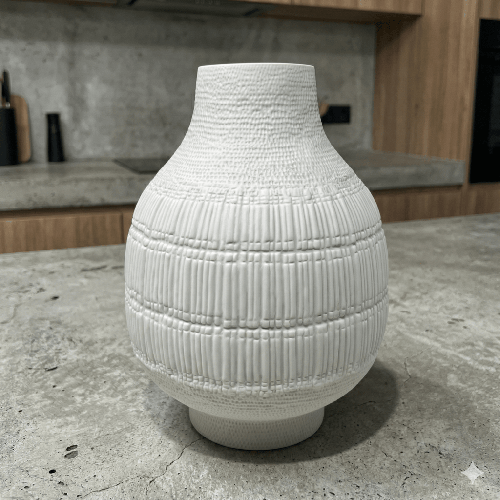 Rosenthal Studio - Line Structura Ribs White Vase