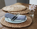 Natural Round Placemat - 6pc Set