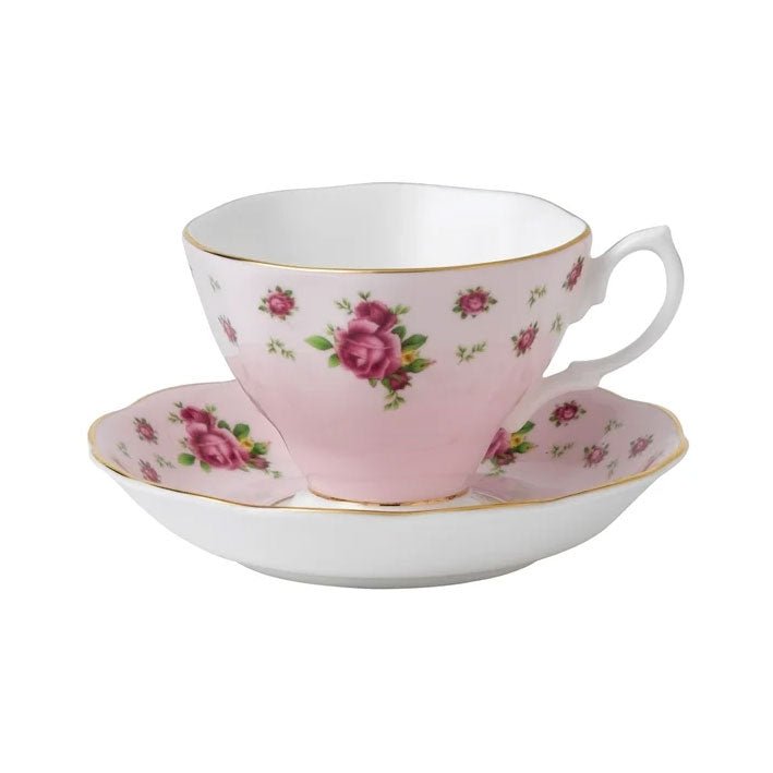 Royal Albert New Country Roses Pink Cup & Saucer Set