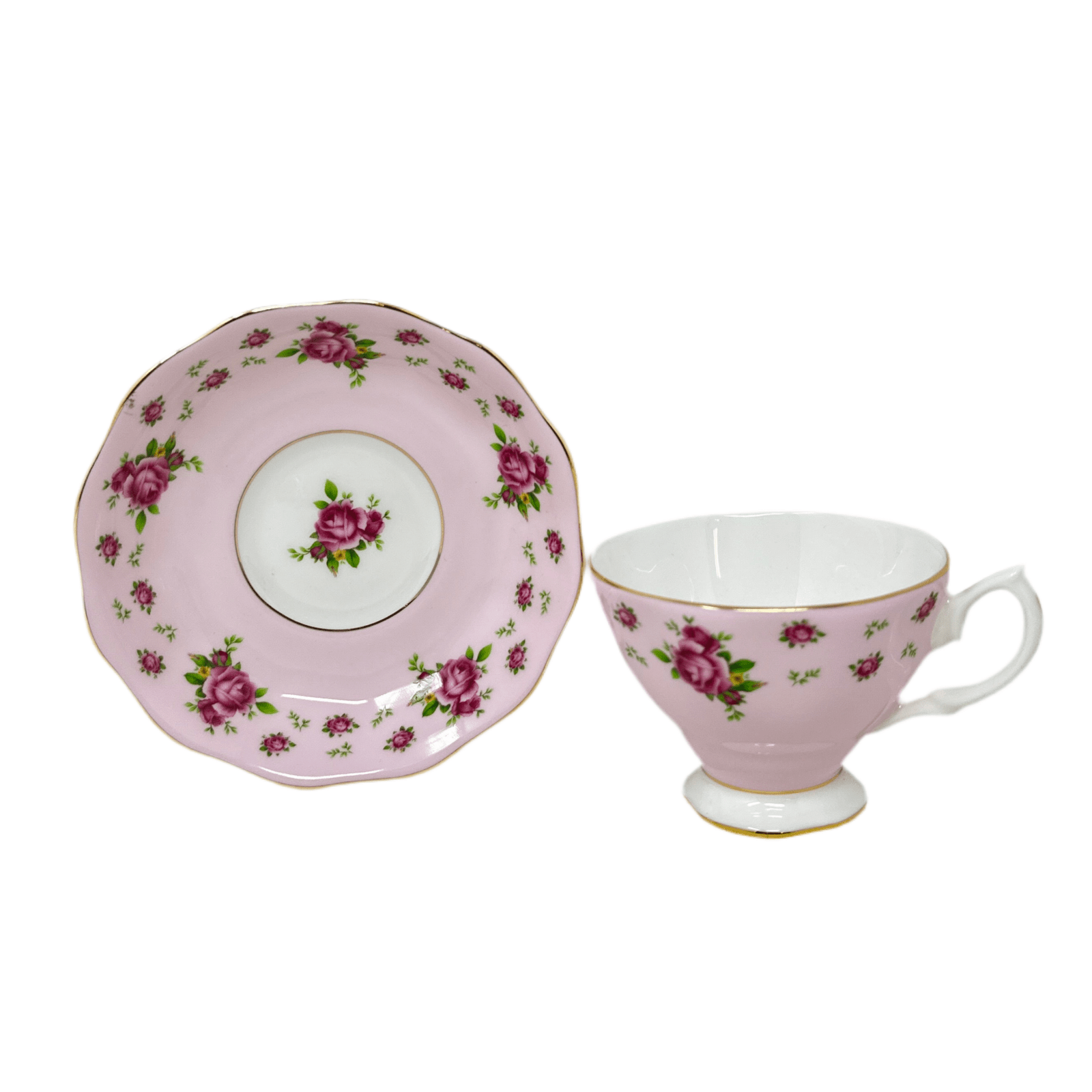 Royal Albert New Country Roses Pink Cup & Saucer Set