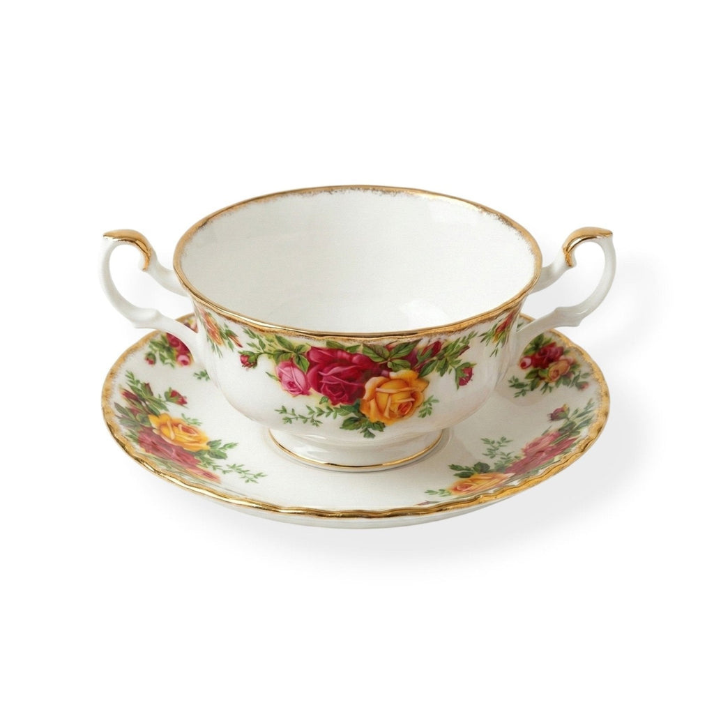 Royal Albert Pacific Rose Cream Soup Cup & Saucer
