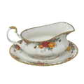 Royal Albert Pacific Rose Gravy Boat with Stand