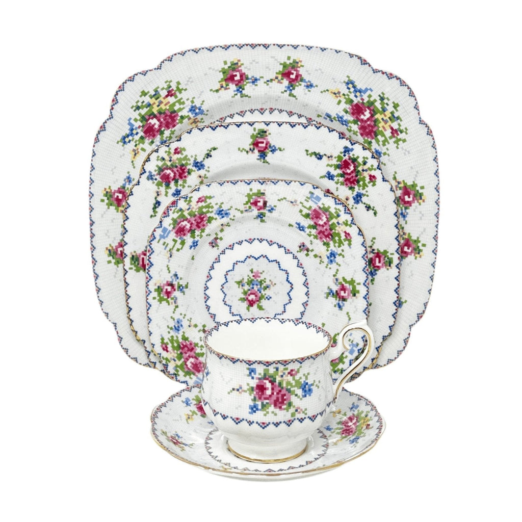 Royal Albert Petit Point China - 5 Piece Place Setting