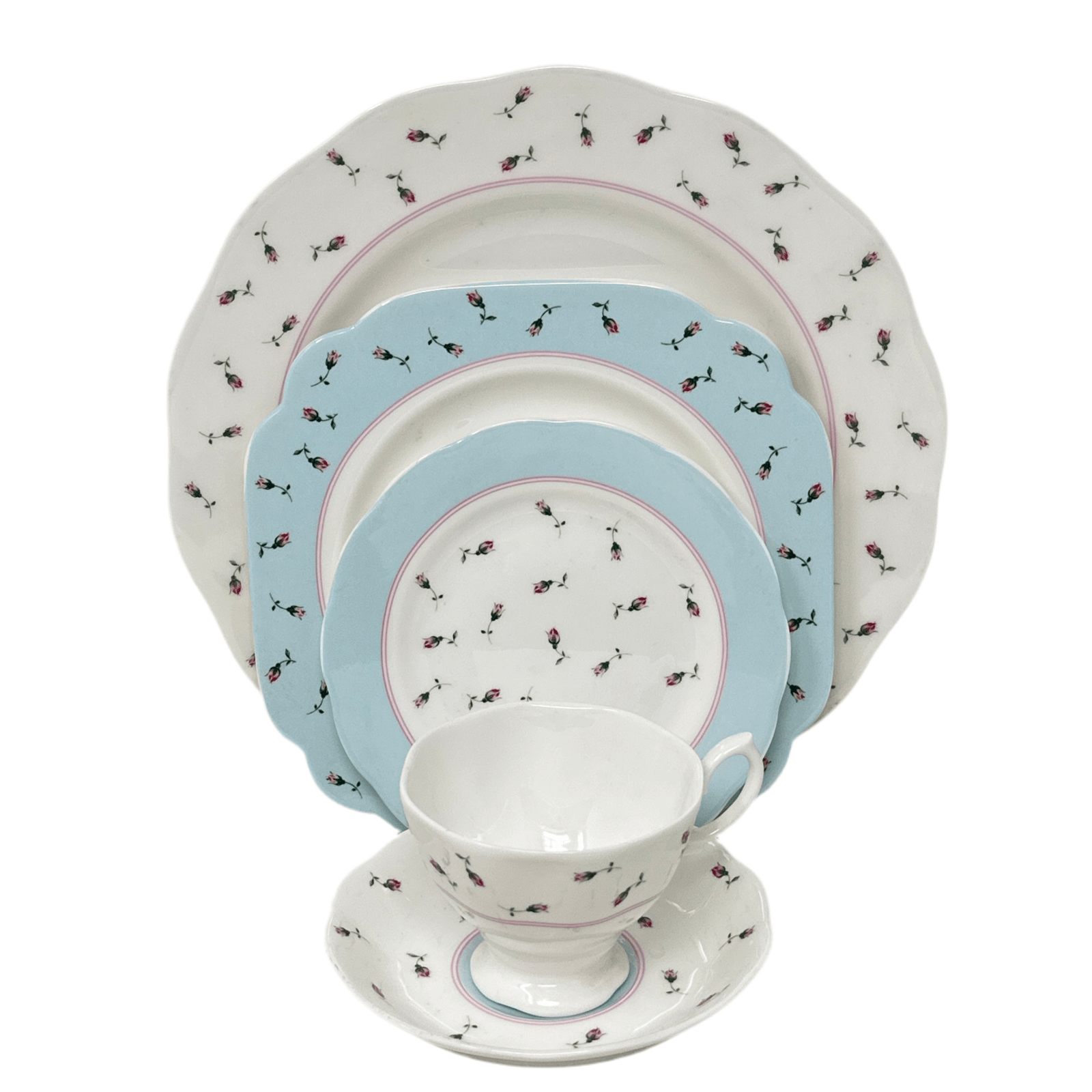 Royal Albert Rose Buds Everyday - 5 Piece Place Setting