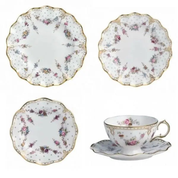 Royal Crown Derby Antoinette 20pc Dinner Set