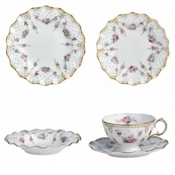Royal Crown Derby Antoinette 30pc Dinner Set (2) - 1st Quality