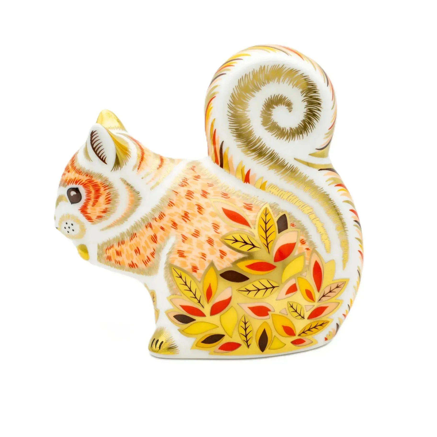 Royal Crown Derby Autumn Squirrel Paperweight