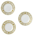 Royal Crown Derby Darley Abbey White 18pc Plate Set Bone China