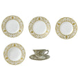 Royal Crown Derby Darley Abbey White 36pc Dinner Set Bone China Porcelain