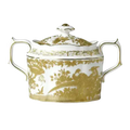 Royal Crown Derby Gold Aves Covered Sugar Bowl