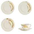 Royal Crown Derby Gold Aves Motif 20pc Set Bone China Tableware