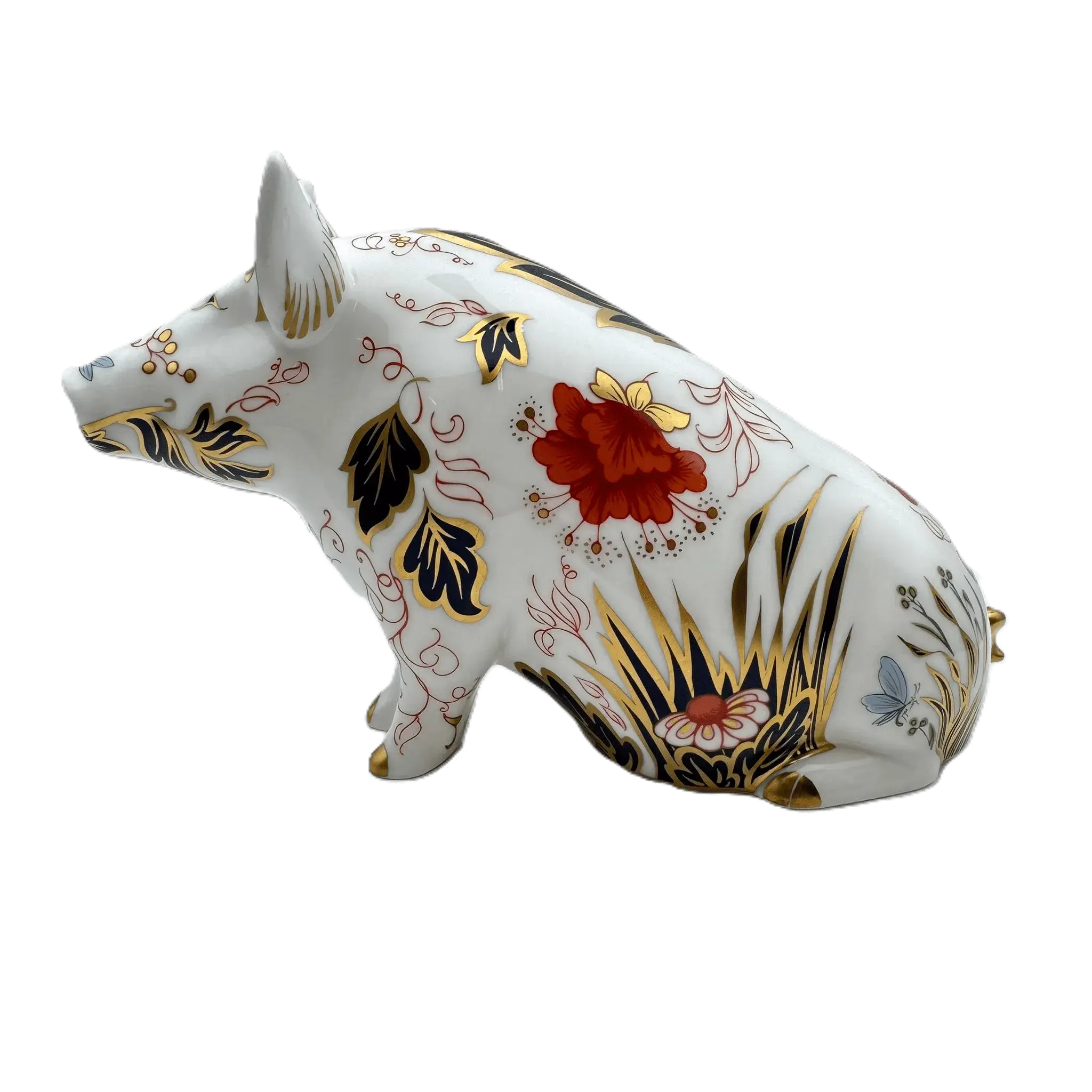 Royal Crown Derby Prudence Pig Moneybox Paperweight
