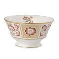 Royal Crown Derby Red Panel Open Sugar Bowl