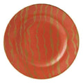 Royal Crown Derby Ruche Ebb Coral Red 8" Salad Plate : Set of 6