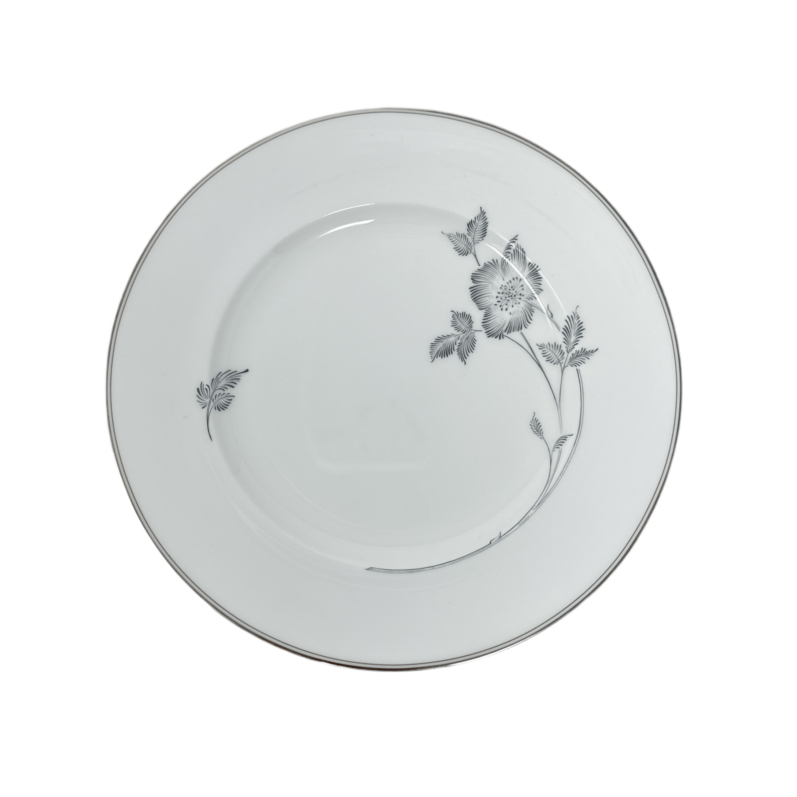 Allure Platinum Salad Plate by Royal Doulton