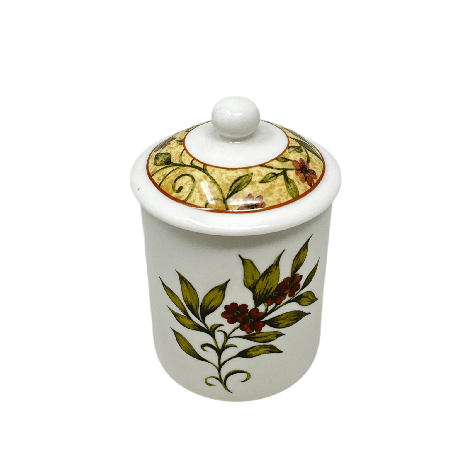Cinnabar Canister by Royal Doulton