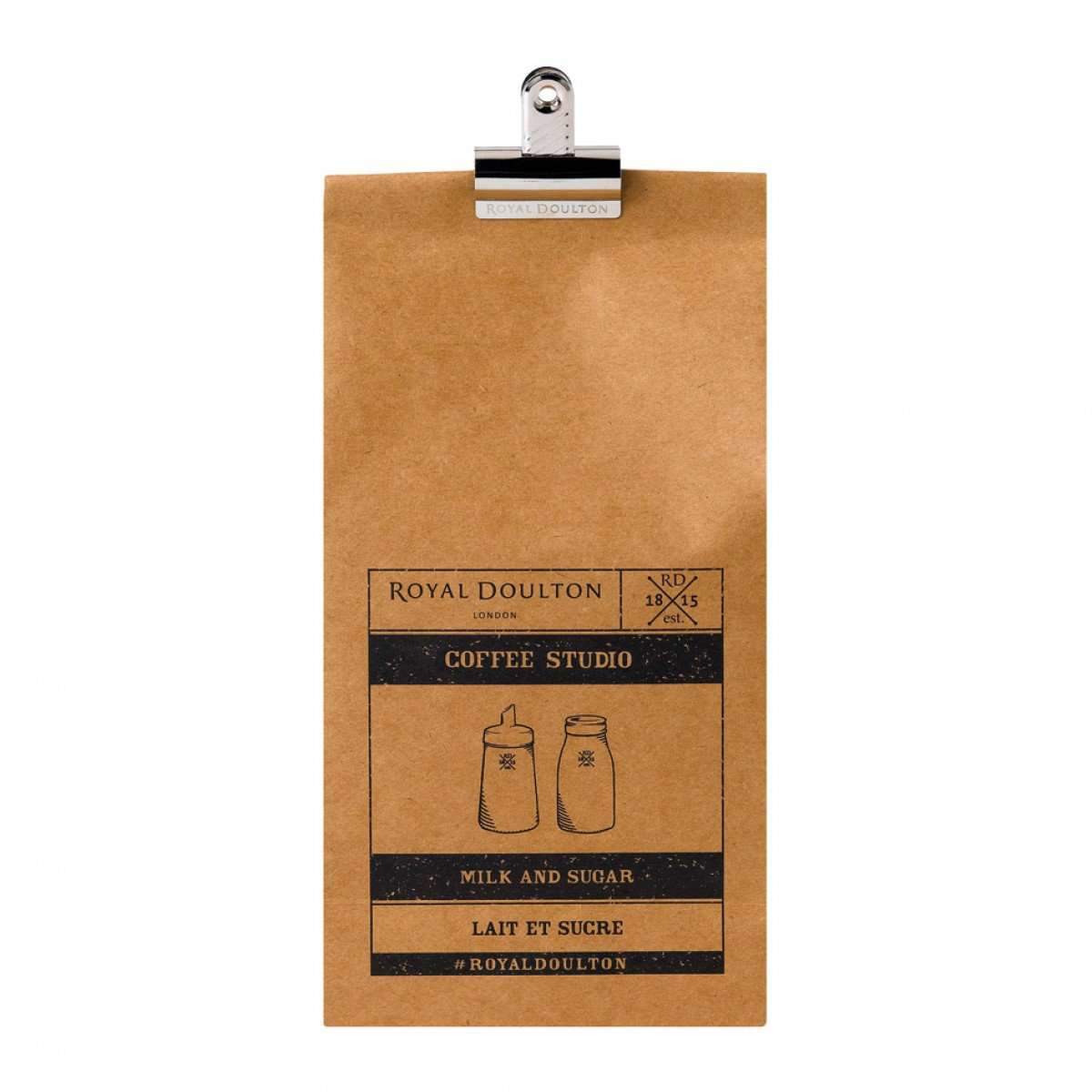 Royal Doulton Coffee Studio Cream & Sugar