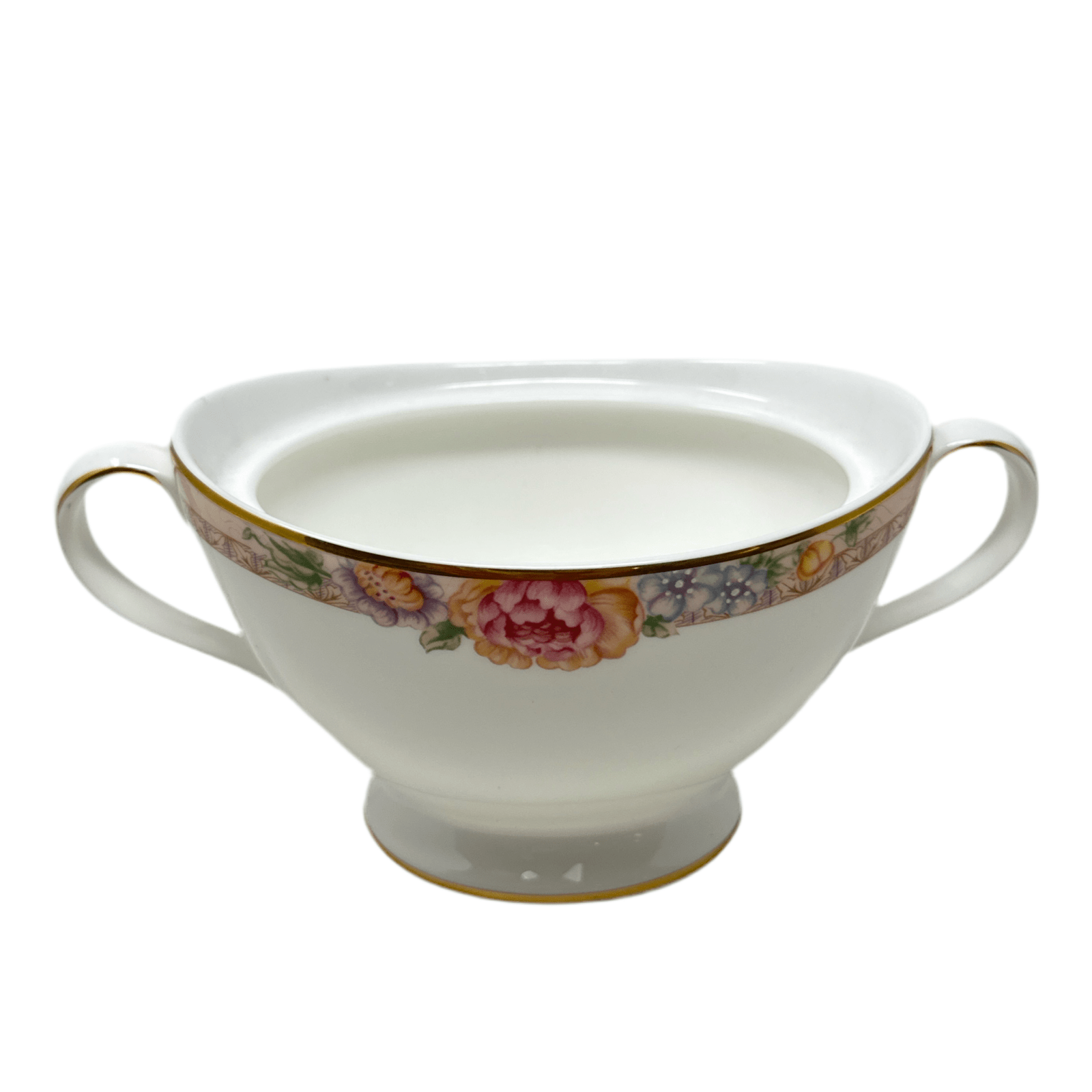Royal Doulton Darjeeling Open Sugar Bowl ( Without Lid )