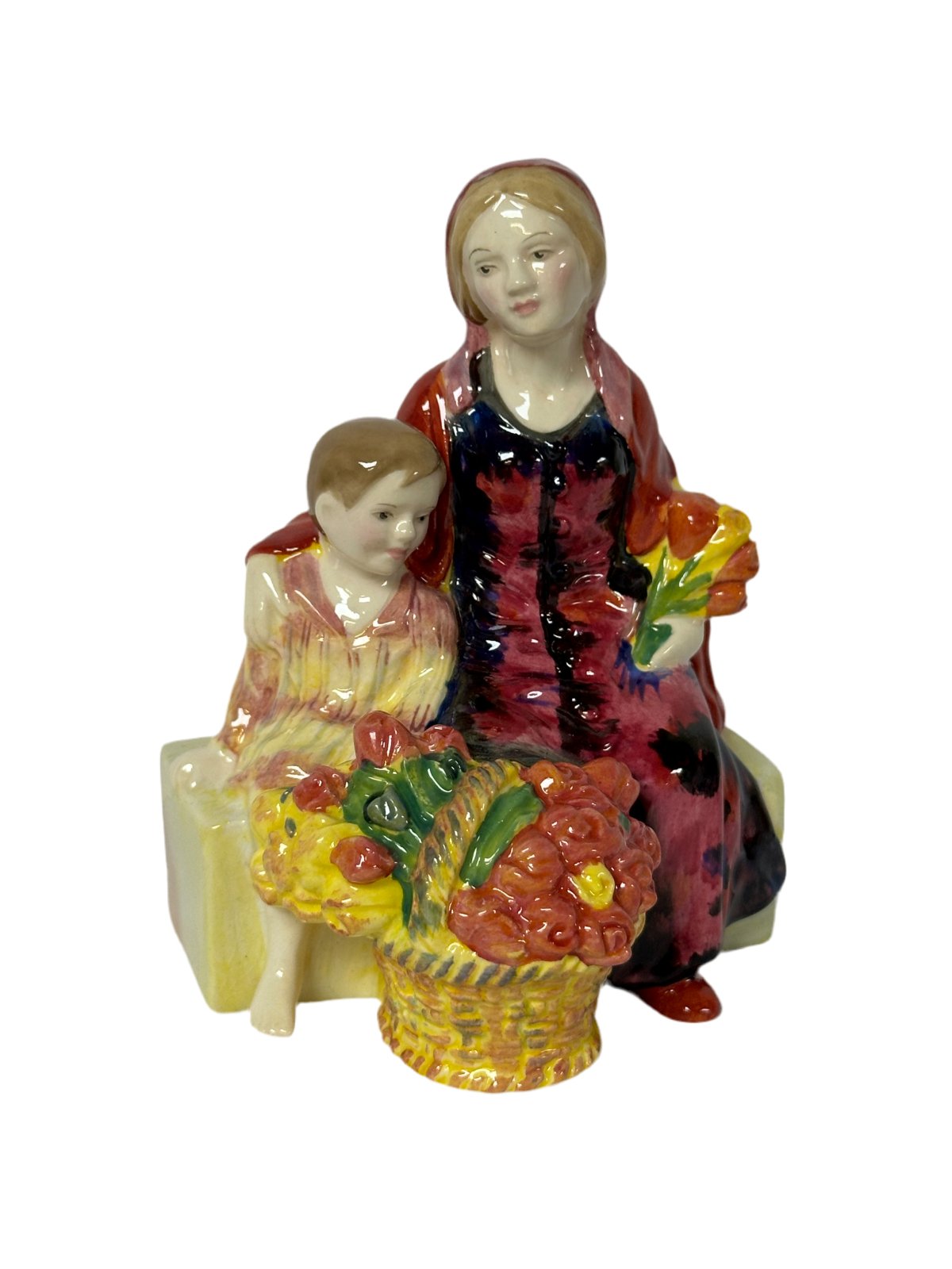 Royal Doulton Miniature Street Vendors The Little Mother