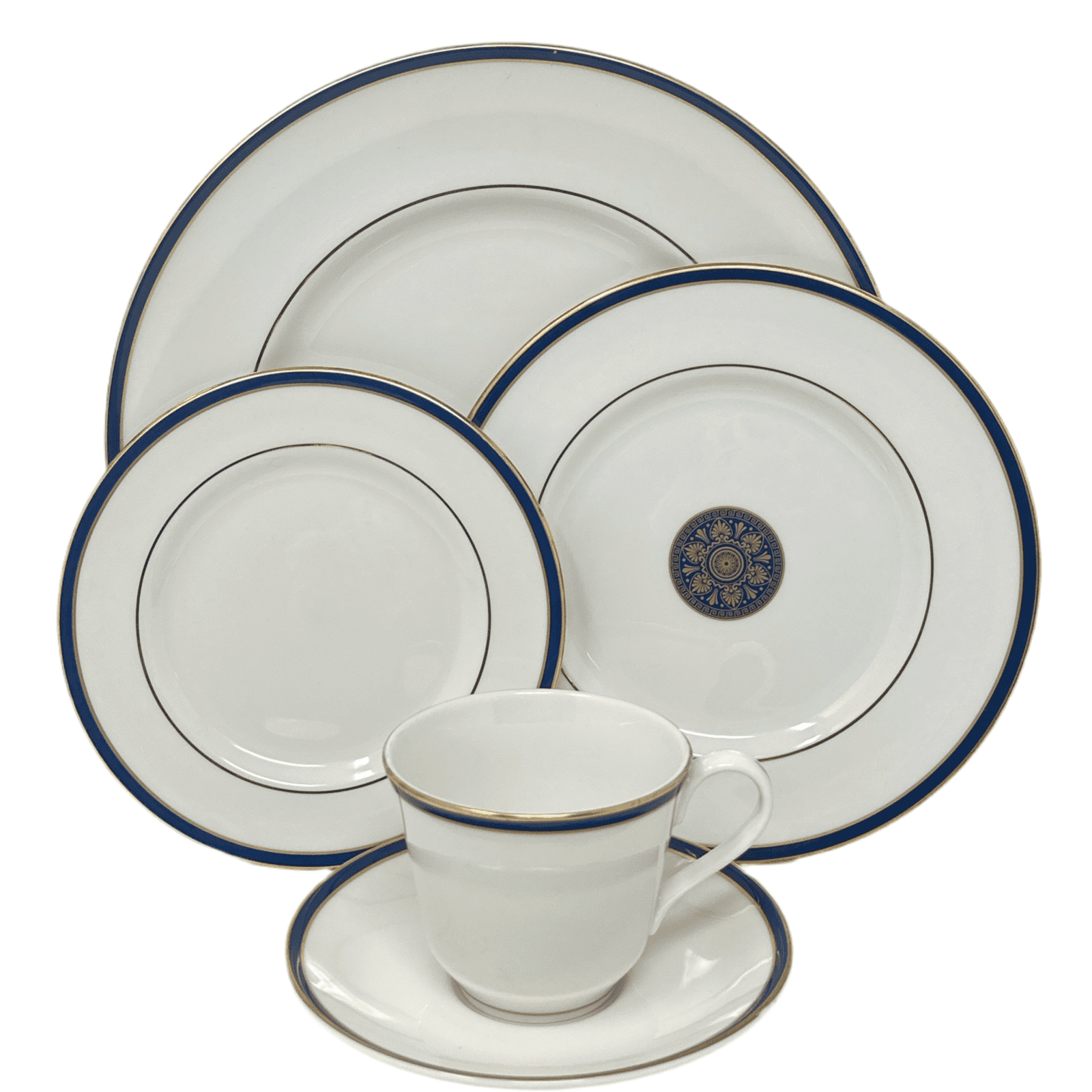 Royal Doulton Oxford Blue - 5 Piece Place Setting